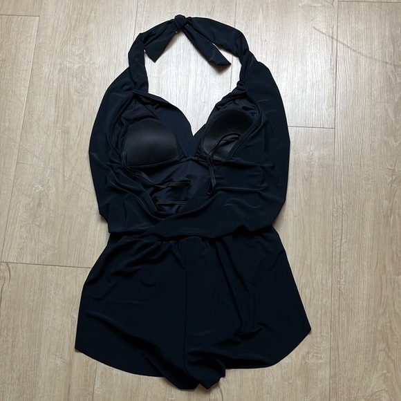 MAGICSUIT Bianca One-Piece Romper Swimsuit, BLACK SIZE 12 1065 - Picture 6 of 9